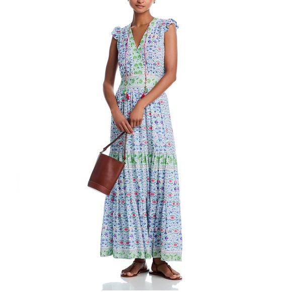 Bell by Alicia Bell Floral Red Maxi Dress - Picture 1 of 6